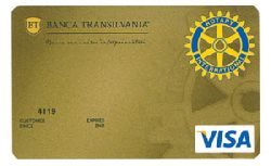 Banca Transilvania lanseaza cardul de credit Visa Gold BT - Rotary