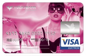 Volksbank: card de debit dedicat femeilor