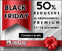 Black Friday 2014 la RisCo: - 50% la Abonamente!