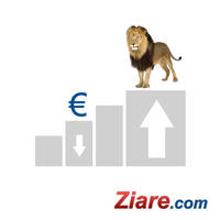 Curs euro-leu: Euro merge in jos, dolarul creste vertiginos