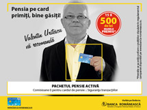 Banca Romaneasca ofera premii in valoare totala de 14.250 de lei clientilor care detin pachetul Pensia Activa