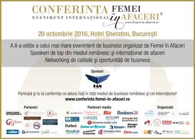 Specialistii in business se intalnesc la cea de-a doua editie a Conferintei Internationale Femei in Afaceri 2016