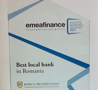 Banca Transilvania este „Best Local Bank in Romania”