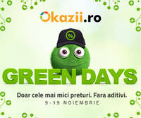 Green Days la Okazii.ro: mii de produse la cele mai mici preturi din piata