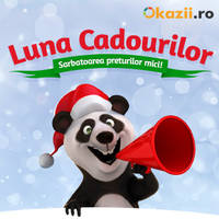 Okazii.ro sarbatoreste luna cadourilor cu reduceri de pret de pana la 50%