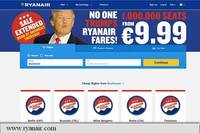 Reclama Ryanair dupa victoria lui Trump: un milion de bilete la 9,99 euro, vom triumpfa!