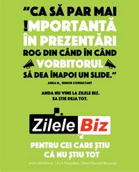 Un eveniment pentru cei care stiu ca nu stiu tot - Zilele Biz 2015!