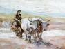 Tabloul "Car cu boi" de Nicolae Grigorescu, scos la licitatie