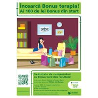 100 lei cadou pentru noii posesori ai cardului de credit Bonus Card