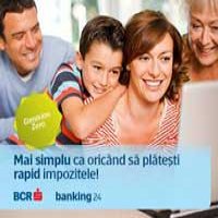  Clientii BCR pot plati taxele si impozitele catre primarii prin internet banking