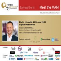 Andrei Manea, Business Development Manager Concept24, speaker la Meet the MAN!