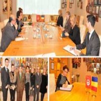 Vizita de curtoazie a Ambasadorului Republicii Tunisiene in Romania, Boutheina Labidi, la Palatul Camerei de Comert Nationale