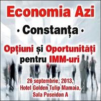 Seria de evenimente „Economia Azi. Optiuni si oportunitati pentru IMM-uri” continua la Constanta pe 26 Septembrie