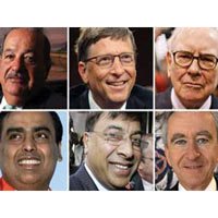 Top 7 miliardari de pe Glob Top 7 miliardari de pe Glob