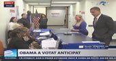 Barack Obama a votat anticipat