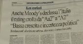 Moody’s reduce ratingul Italiei