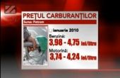 Pretul carburantilor a crescut in medie cu 25% anul trecut