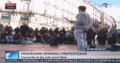 Protest al profesorilor spanioli